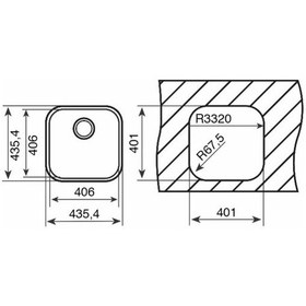 Resim Teka Be 40.40 Tezgahaltı Paslanmaz Çelik Mutfak Eviyesi 