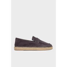Resim Calvin Klein Süet Logo Detaylı Espadril HM0HM02072GE7 Erkek Espadril HM0HM02072 Ge7 