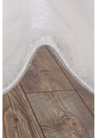 Resim Elite Krem 100x150 Cm Büyük Ebat Peluş Banyo Paspası Kaymaz Pufid Krem 