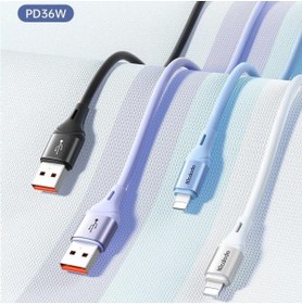 Resim Mcdodo Ca-1834 36w Usb Iphone Hızlı Data-şarj Kablo 1.2m-mavi 