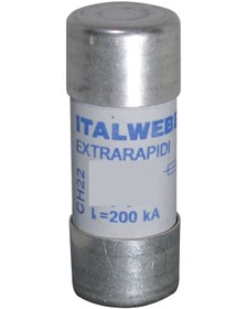 Resim Italweber Ch22uq/25a/690v ,22x58mm 25a Ar/hızlı Kartuş Sigorta 