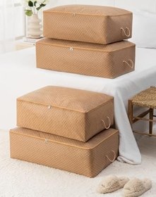 Resim 4'lü Baza Altı Yastık Yorgan Kazak Hurcu 