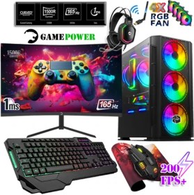 Resim Zeiron GPR17 Ryzen 5 3600 16GB 512GB Ssd+1tb HDD GTX1050TI 23.6" 165Hz Oyuncu Masaüstü Bilgisayar 