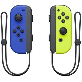 Resim Nintendo Switch Joy Con Pair Controller Oyun Kolu Neon Blue/Yello 