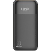 Resim LinkTech PD13 Premium 10000 mAh PD 30W Süper Hızlı Powerbank Siyah 