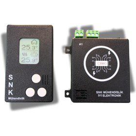 Resim Snk Mühendislik Kablosuz Oda Termostatı Snk Nb1 