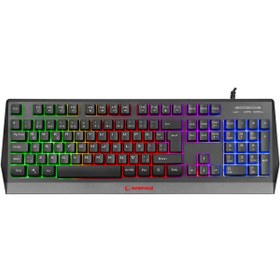 Resim Rampage Kb-r52 Style Rainbow Aydınlatmalı Oyuncu Klavye 