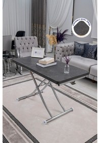 Resim Juppo Üst Tabla Mdf Kartal Oval Köşe Alt Krom İçe K 