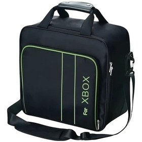 Resim Gaojunshop01 Xbox Series X/s Siyah Yumuşak Taşıma Çantası - Konsol Oyun Ve Aksesuarlar İçin Çok Bölmeli 