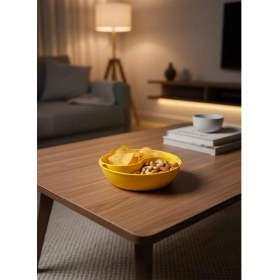 Resim Stylmenplus Sarı Çerezlik Kase Seti 4 Adet 3X12 cm 