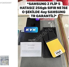 Resim Samsung Z Flip 5 İkinci El TR | 256 GB | Sarı 