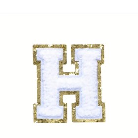 Resim arredamento Termos Uyumlu H Harfi Beyaz Sticker 