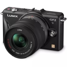 Resim Panasonic GF2-K 14-42mm Lens Kit Aynasız Fotoğraf Makinesi 