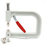 Resim tuhafiyecimiz Manuel İnci Çakma Makinesi, İnci Pensesi - 5 Değişik İnci Kalıbıyla beraber, inci Makinası 