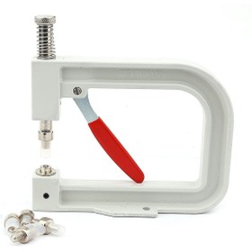 Resim tuhafiyecimiz Manuel İnci Çakma Makinesi, İnci Pensesi - 5 Değişik İnci Kalıbıyla beraber, inci Makinası 