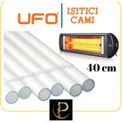 Resim Çetinler 40 Cm Infrared Ufo Isıtıcı 23mm Elektrikli Soba Camı 