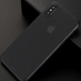 Resim Apple iPhone X Kılıf Mat Şeffaf Esnek Kaliteli Ultra İnce PP Silikon - Siyah 