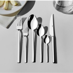 Resim Nehir Dalyan Sade 12 Kişilik 72 Parça Kutulu Çatal Kaşık Bıçak Takımı 