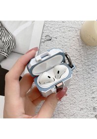 Resim Mobilefix Air-pods Airbag 35 Darbelere Karşı Dayanıklı Düğmeli Kılıf-mavi Mavi 