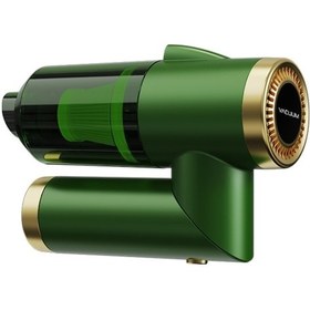 Resim Sones Q8 Led Işık Kablosuz Taşınabilir El Araç Katlanabilir 9000pa Emme Süpürgesi Yeşil 