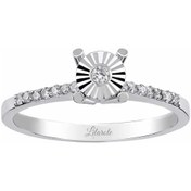 Resim Lilarote Pırlanta 0.12 Ct Tektaş Pırlanta Yüzük 
