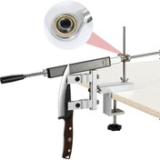Resim 1 Set Profesyonel Mutfak Bıçakları Dış Mekan Bıçak Bileme Sistemi, Sabit Açı Bileme Hızlı Kenar Taşlama Aracı, Batı Bıçağı, Ekmek Bıçağı, Dış Mekan Düz Bıçak, Orta ve Kısa Bıçak Bileme Aracı Elmas Bileme Taşı Paketi 