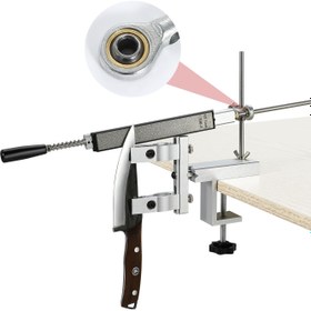 Resim 1 Set Profesyonel Mutfak Bıçakları Dış Mekan Bıçak Bileme Sistemi, Sabit Açı Bileme Hızlı Kenar Taşlama Aracı, Batı Bıçağı, Ekmek Bıçağı, Dış Mekan Düz Bıçak, Orta ve Kısa Bıçak Bileme Aracı Elmas Bileme Taşı Paketi 
