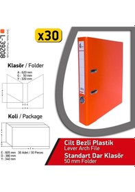 Resim Laçin Klasör Turuncu Dar 30 Adet 1 Koli 