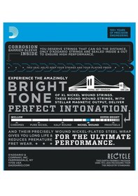 Resim D'addario Exl110-7 Elektro Gitar Teli 10-59 