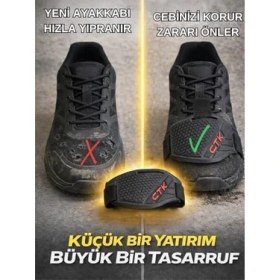 Resim SDT Group Beylini Kauçuk Vites Pedi Vites Değiştirme Pedi Motosiklet Ayakkabı Bot Koruyucu Koruma Pedi Siyah Renk 