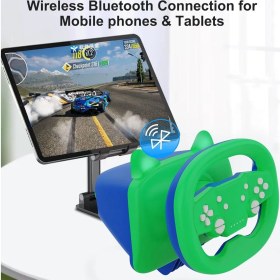 Resim Telefon Uyumlu Oyuncu Direksiyon Seti Titreşimli Wireless Android/ios/ps4/ps3/pc/ns 270• Pedallı 