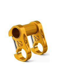 Resim Geeksen Litepro S95 Çift Kollu Alüminyum Çelik Bisiklet Göbeği - 25.4mm Katlanabilir Bisiklet İçin - 90g Ultra Hafif - Altın Renk Altın 