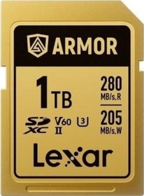 Resim Lexar 1tb Lsdamgl001t-rnnng Pro Armor Gold 280mbs Read / 210mbs Write Sd Kart 
