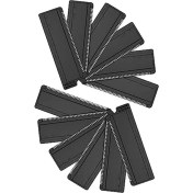 Resim Seeppitous 12PCS Yedek Bıçaklar Geri Saç ve Vücut Tıraş Makinesi, Sırt ve Vücut Tıraş Için Yedek Kartuşlar (Yurt Dışından) 