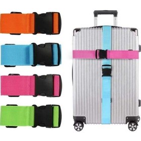 Resim Fortunelane 4'lü Seyahat Bavul Askıları, Ayarlanabilir Seyahat Çantaları, Emniyet Kemeri Aksesuarları Seti - Çeşitli Renkler 