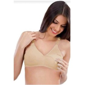 Resim Penye Pamuklu Emzirme Sütyeni Ten Çok Renkli 