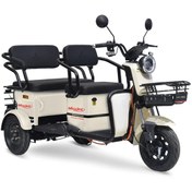 Resim Skyjet Master Car Elektrikli Moped Beyaz 