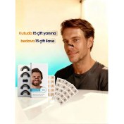 Resim Bloom Picks Mıknatıslı Burun Bandı Seti Horlama Bandı Burun Açıcı 15 +15 Adet Çift Mıknatıslı Bant Hediye 