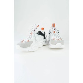 Resim Guja Tasarım Yüksek Tabanlı Beyaz Erkek Sneaker 