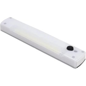 Resim Beyaz Ledli Yapışkanlı Mıknatıslı El Tipi Fener, Lamba, Dolap Içi, Mutfak ve Tezgah Üstü, Çalışma Masası, Banyo Vb. Çok Amaçlı Aydınlatma 