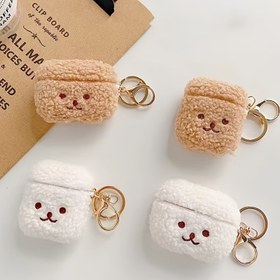 Resim Karikatür Sevimli Peluş Teddy Köpek Airpods1/2/3/pro/pro2 Kulaklık Kılıfı Koruyucu Kabuk Koruyucu Yumuşak 