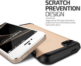 Resim Vrs Design VRSHDIPSE iPhone SE Hard Drop Kılıf, Arka Kapak, Altın 