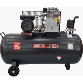 Resim Solax BAL-0.25/8-200 3 Hp 8 Bar Hava Kompresörü 200 L 