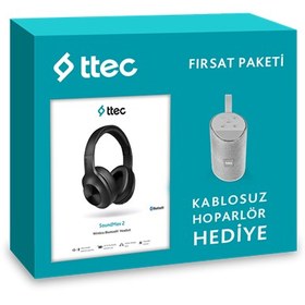 Resim TTEC 2MFP03 Kablosuz Müzik Fırsat Paketi: Soundmax 2 Kulaklık + TAKS KH01 Bluetooth Hoparlör Kırmızı 