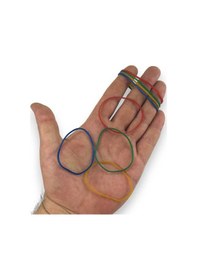 Resim Ekoset Renkli Para Lastiği Karışık 4 Renk 70 MM 5000 Adet 