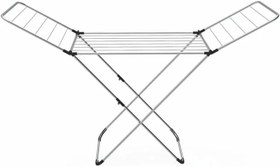 Resim Wing Alüminyum Katlanabilir Çamaşır Kurutmalık, 22m Kurutma Kapasitesi, İç ve Dış Mekan Kullanımı, Paslanmaz 