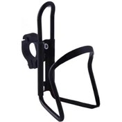 Resim Bisiklet Suluk Matara Kafesi Kelepçeli Alüminyum Siyah 