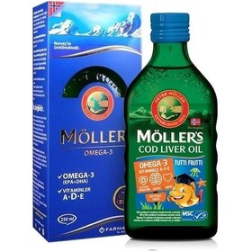 Resim Möller's Tutti Frutti Omega 3 Balık Yağı 250 ML 