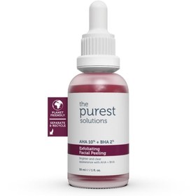 Resim THE PUREST SOLUTİONS CANLANDIRICI VE CİLT TONU EŞİTLEYİCİ YÜZ KIRMIZI PEELİNG SERUM 30 ML 