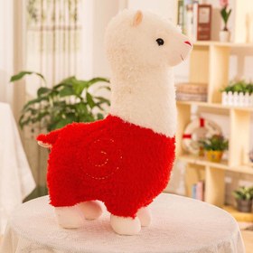 Resim Alpaca doll plush toy - Green / 55cm 